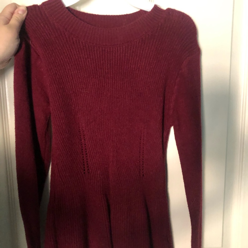 Red sweater